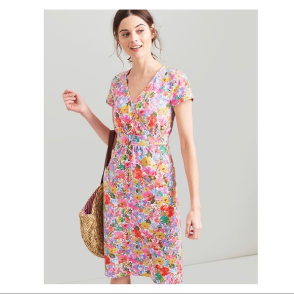 Joules JUDE JERSEY WRAP DRESS - Picture 2 of 5